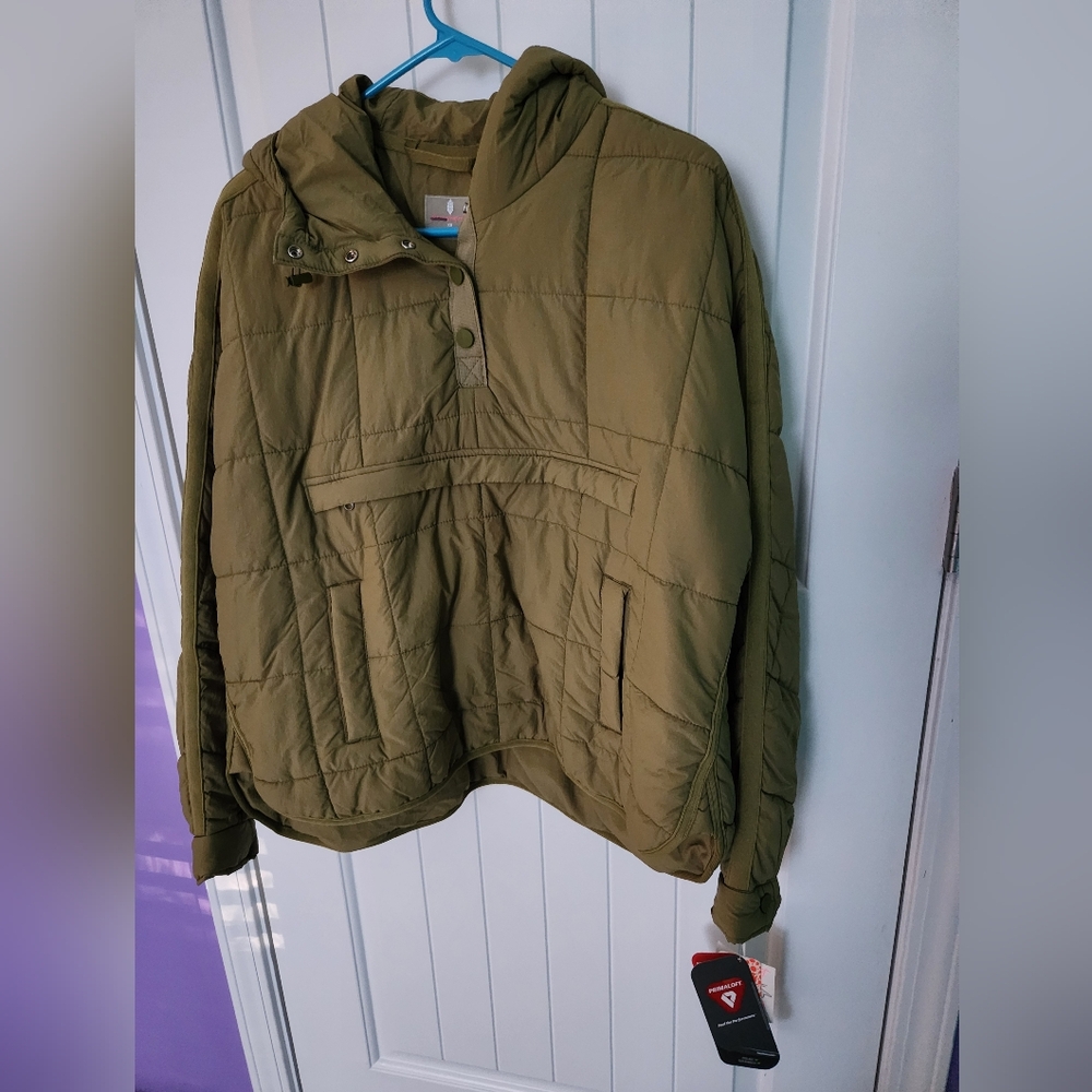 FP Movement by Free People Olive Puffer Jacket